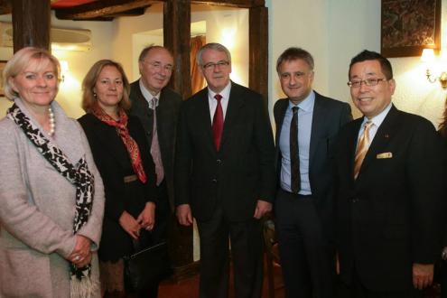 Venue du Maire de Takayama à Colmar, le 6 novembre 2015
