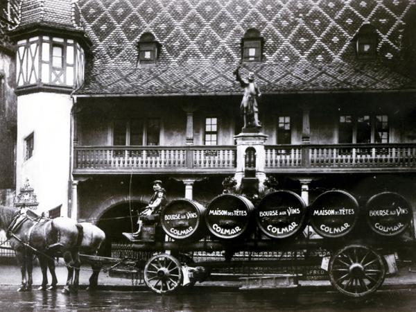 Bourse aux vins à Colmar, avant la seconde Guerre mondiale