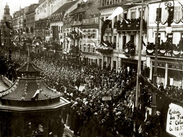 Entrée de troupe à Colmar