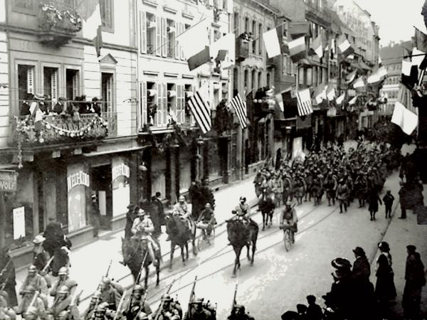 Entrée de troupe à Colmar