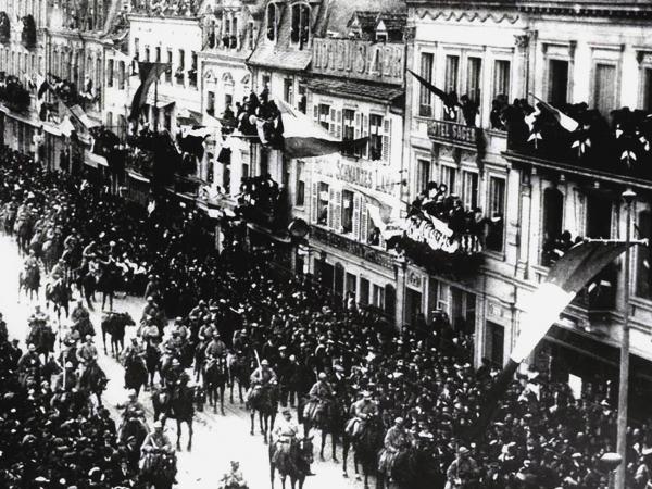 Entrée de troupe à Colmar
