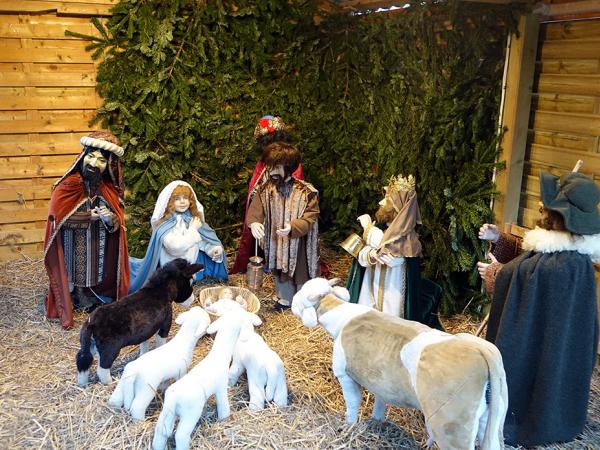 Crèche de Noël à Colmar